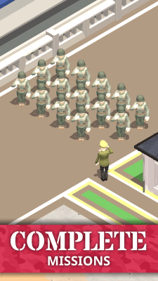 Screenshot of the application Idle Army Base - #5
