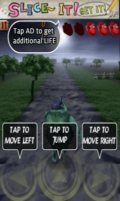 Screenshot of the application Zombie Runaway UP - #4