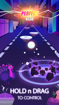Screenshot of the application Hop Ball 3D - #2