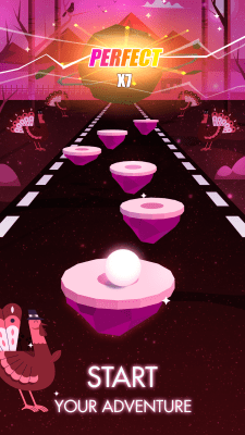 Screenshot of the application Hop Ball 3D - #3