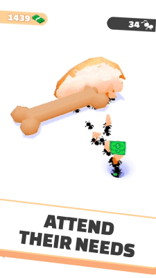 Screenshot of the application Idle Ants - #5