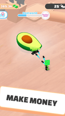 Screenshot of the application Idle Ants - #7