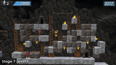 Screenshot of the application Lode Runner X - #4