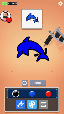 Screenshot of the application Ink Inc. - Tattoo Drawing - #2