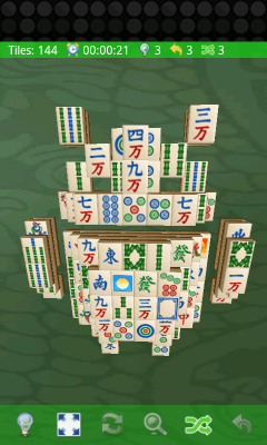 Screenshot of the application Mahjong 3D - #6