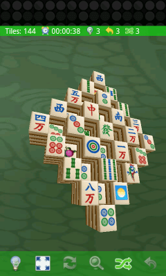 Screenshot of the application Mahjong 3D - #7