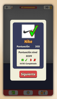 Screenshot of the application Scratch That Logo Quiz - #2