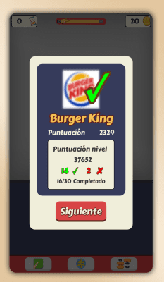 Screenshot of the application Scratch That Logo Quiz - #4