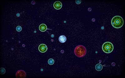 Screenshot of the application Osmos Demo - #2