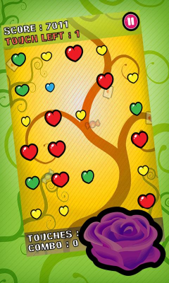 Screenshot of the application Bubble Blast Valentine - #2