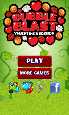 Screenshot of the application Bubble Blast Valentine - #5