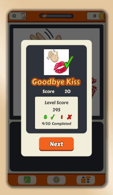Screenshot of the application Scratch And Guess The Emoji - #2