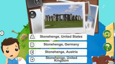 Screenshot of the application Game - Geography Quiz 3D - #4