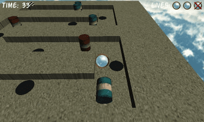 Screenshot of the application RocknBall Free - #2