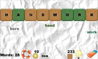 Screenshot of the application Combine Words - #3