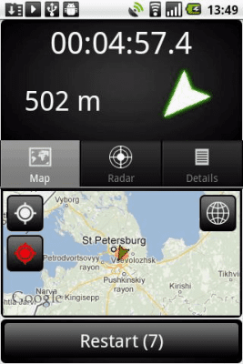 Screenshot of the application Bomb Disposal Run - #5
