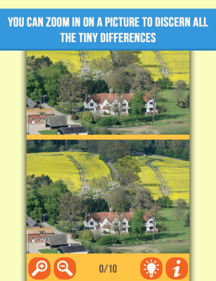 Screenshot of the application Find the Difference: Landscapes - #3