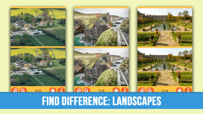 Screenshot of the application Find the Difference: Landscapes - #7