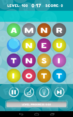 Screenshot of the application Words Constructor - #4