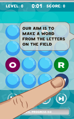Screenshot of the application Words Constructor - #9