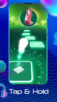 Screenshot of the application Tiles Hop: EDM Rush! - #2