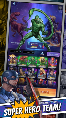 Screenshot of the application MARVEL Puzzle Quest - #3