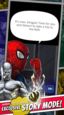 Screenshot of the application MARVEL Puzzle Quest - #5