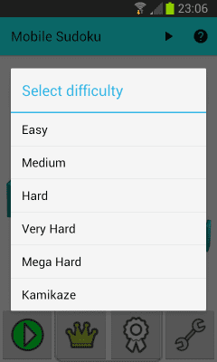 Screenshot of the application Mobile Sudoku (Free) - #2