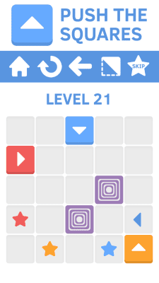 Screenshot of the application Push The Squares - #3