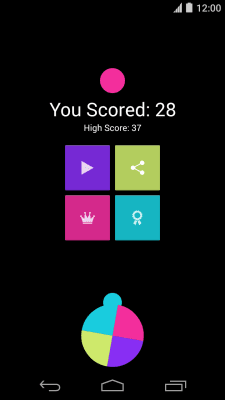 Screenshot of the application Color Drop - #2