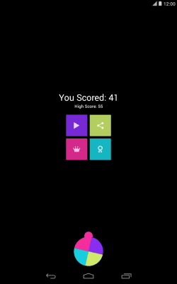 Screenshot of the application Color Drop - #5