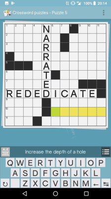Screenshot of the application Grid games (crossword, sudoku) - #4