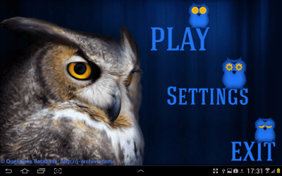 Screenshot of the application Jeopardy! Quiz - #2