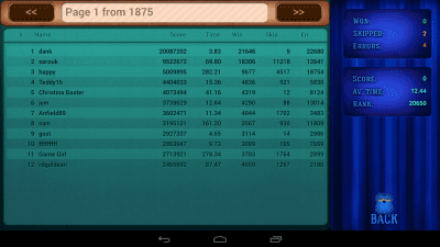 Screenshot of the application Jeopardy! Quiz - #11
