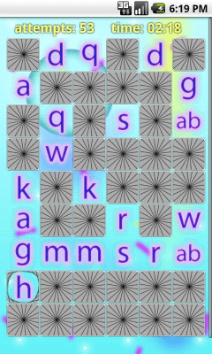 Screenshot of the application Pumping memory - #2