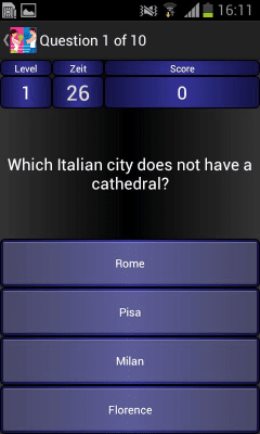 Screenshot of the application Gender Battle - #3
