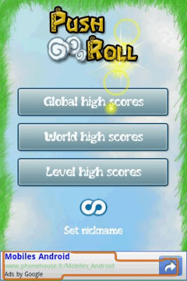 Screenshot of the application Push Roll - #5