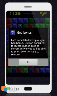 Screenshot of the application Tap Out Geo - #2