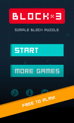 Screenshot of the application BLOCK x 3 - #2