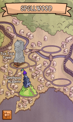 Screenshot of the application Spellwood Lite - #2