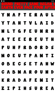 Screenshot of the application Word Search by Light apps - #2