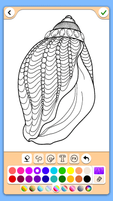 Screenshot of the application Mandala Coloring Book - #5