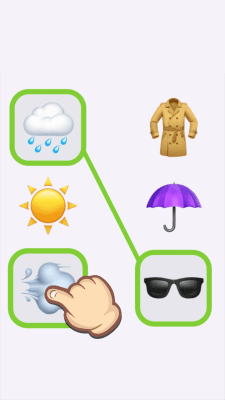 Screenshot of the application Emoji Puzzle! - #3