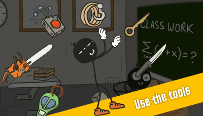 Screenshot of the application Stickman Escape School Super - #2