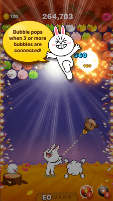 Screenshot of the application LINE Bubble! - #2