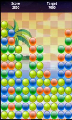 Screenshot of the application Bubbles Popper - #3