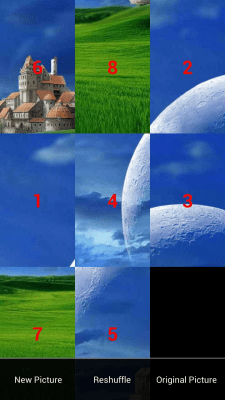 Screenshot of the application Photo Puzzle (15 puzzle) - #4