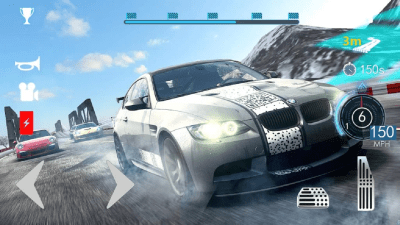 Screenshot of the application Racing In Car 3D - #4