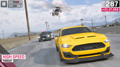 Screenshot of the application Turbo Drift Race 3d - #5
