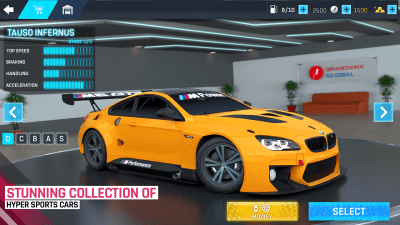 Screenshot of the application Turbo Drift Race 3d - #8